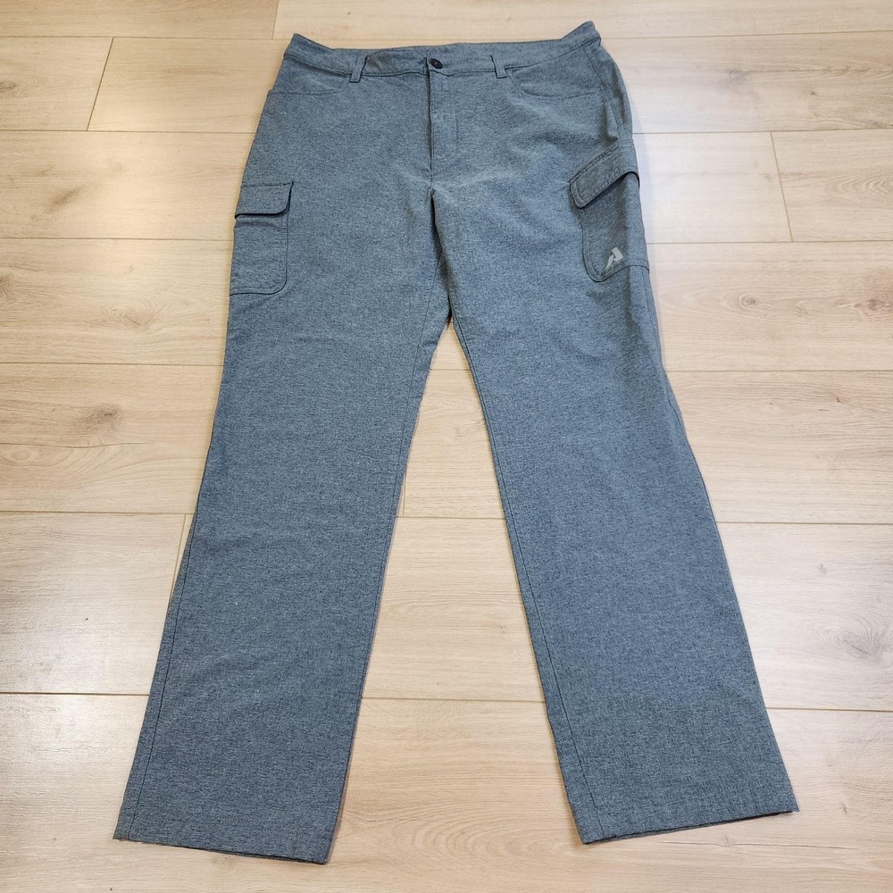 Eddie Bauer First Ascent Cargo Pants Womens 16 Gray Stretch Travel Casual Hiking - Picture 2 of 11